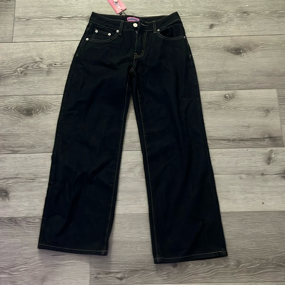 Edikted low rise jeans petite raelynn xs - Picture 1 of 4